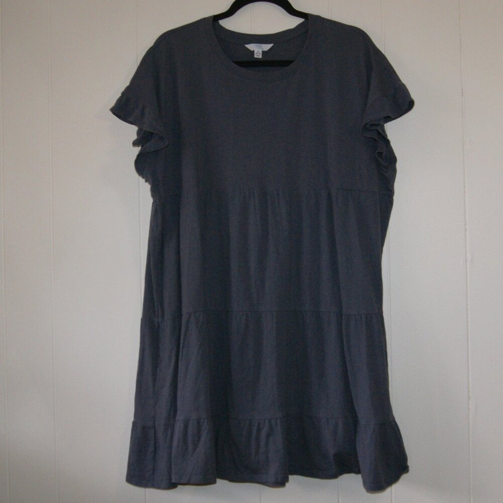 Time and Tru || Women's Dark Blue / Gray Tunic || Size XL